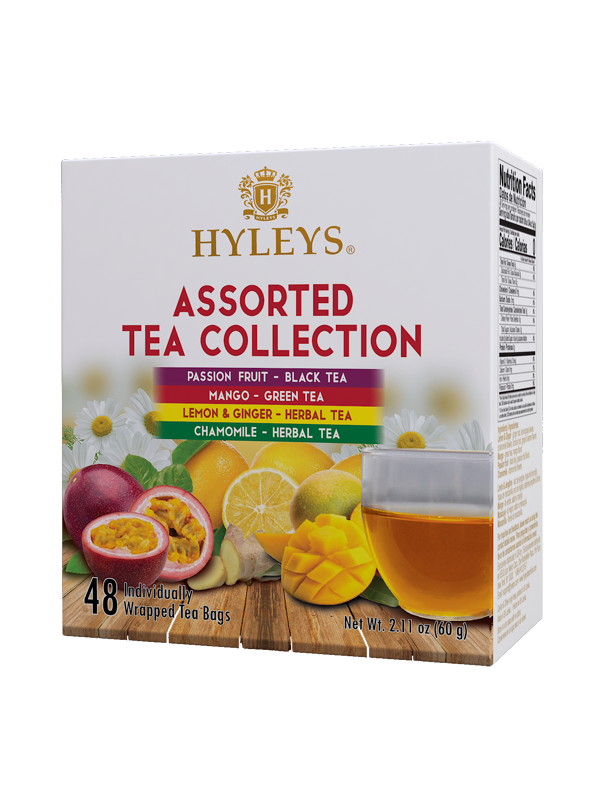 ASSORTED TEA COLLECTION 48 INDIVIDUALLY WRAPPED TEA BAGS Regency