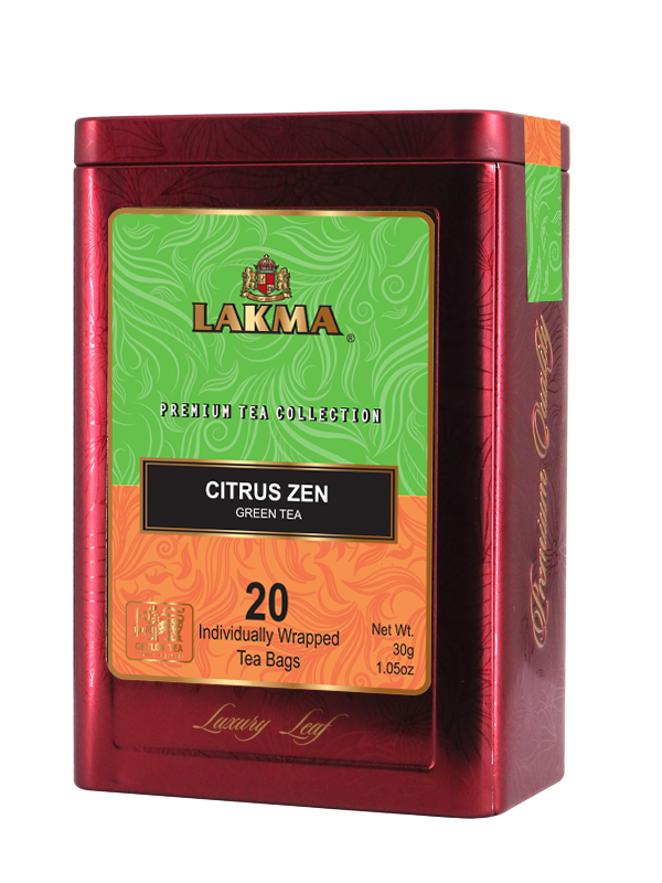 CITRUS ZEN 20 INDIVIDUALLY WRAPPED TEA BAGS Regency Teas (PVT) LTD