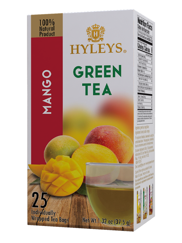 MANGO GREEN TEA 25 INDIVIDUALLY WRAPPED TEA BAGS Regency Teas (PVT) LTD