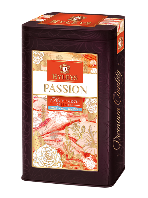PASSION GREEN TEA PASSION FRUIT & MANGO 80G LOOSE TEA TIN Regency