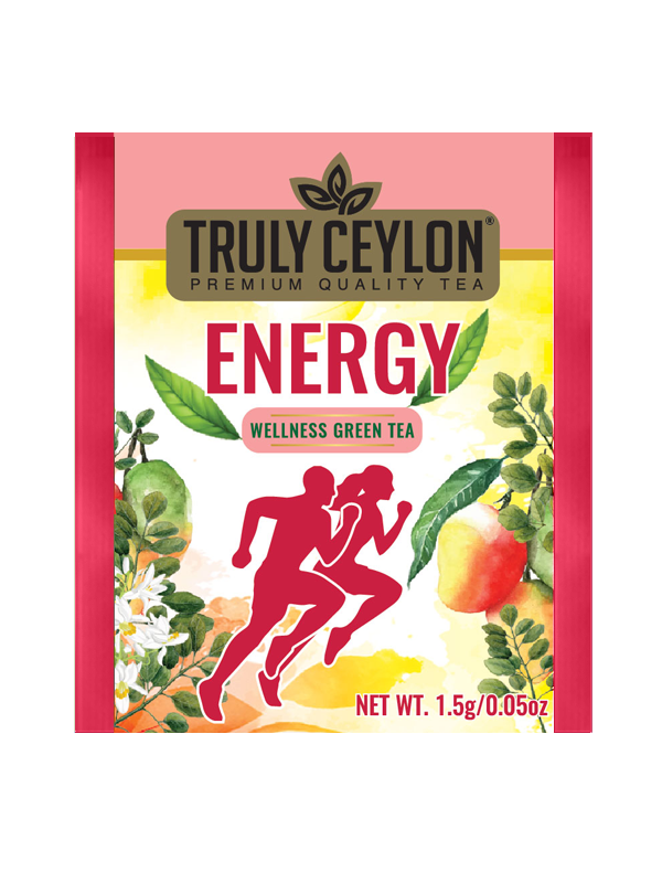 ENERGY – 20 INDIVIDUALLY WRAPPED TEA BAGS – Regency Teas (PVT) LTD