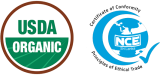 CET + Organic logos